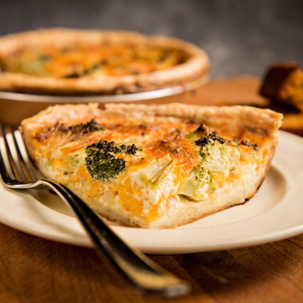 Broccoli Cheddar Quiche - Grand Traverse Pie Company