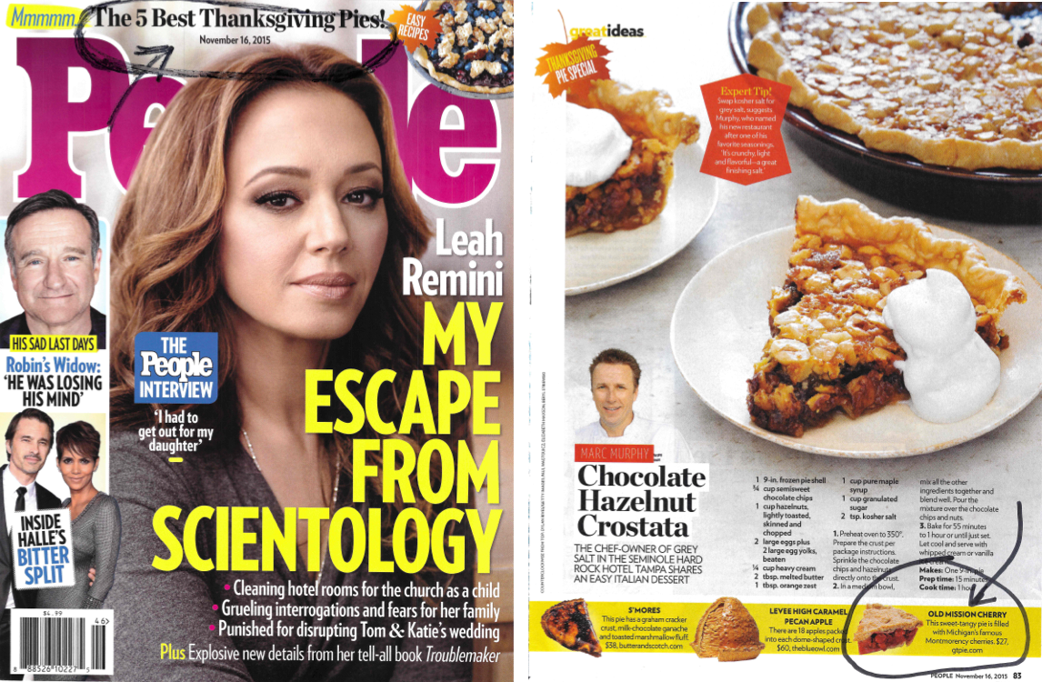 People Magazine Pie Love