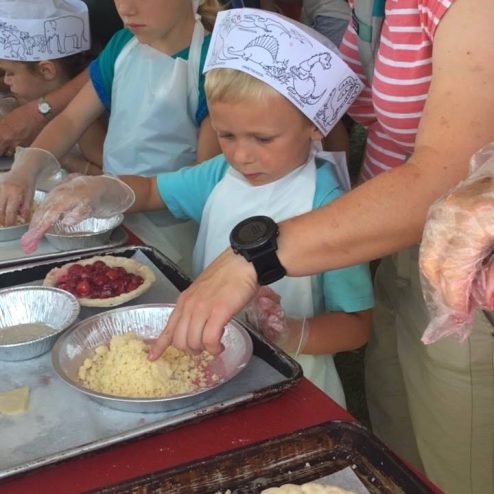 Kids Cherry Pie Make and Bake at the National Cherry Festival