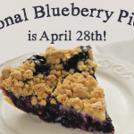 National Blueberry Pie Day